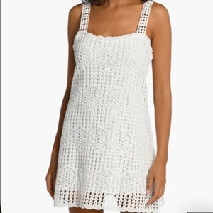 La Blanca Waverly Covers Crochet Tank Dress Cover Up